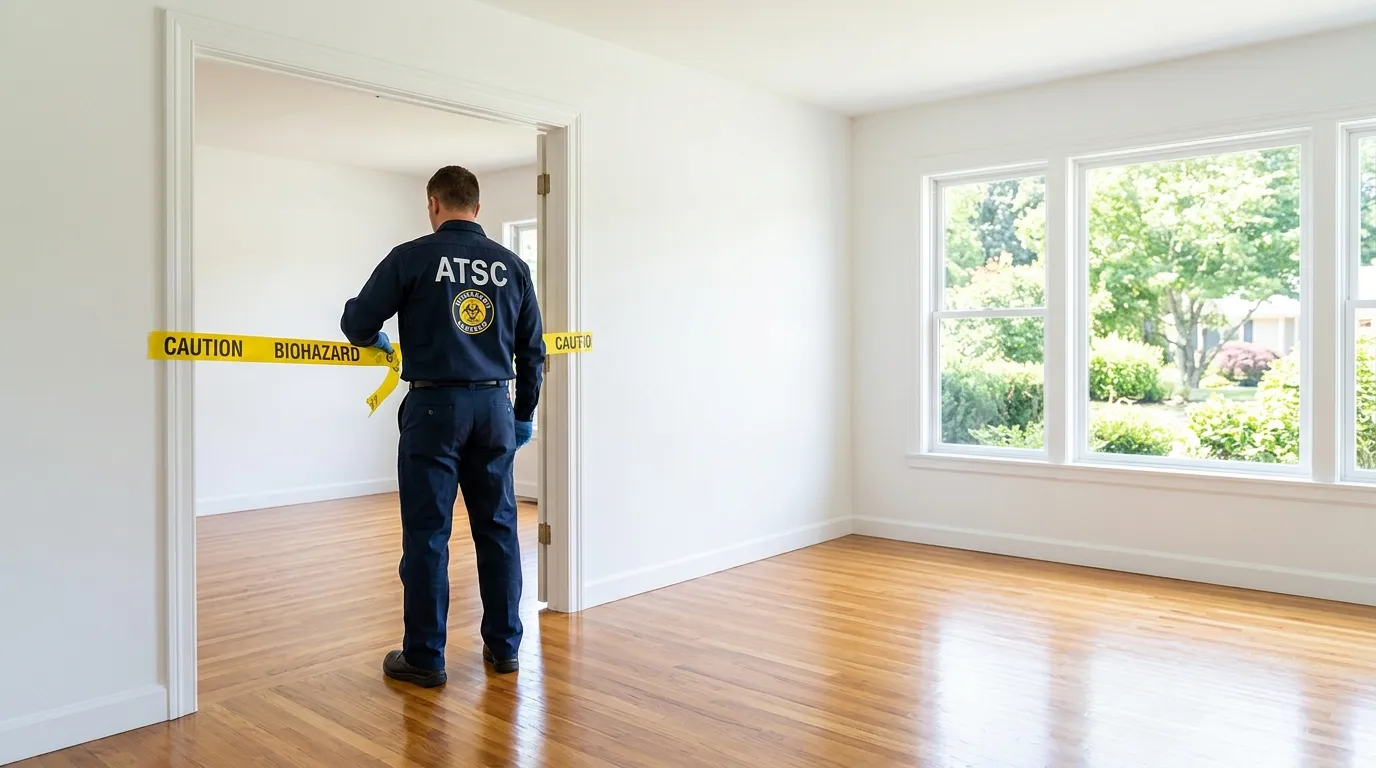 Certified biohazard cleanup crew performing Crime Scene Cleanup in Moanalua Valley